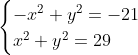 Sistema de ecuaciones no lineales de segundo grado